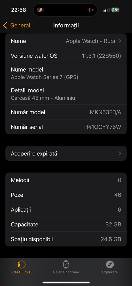 vand appel watch seria 7