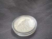 Серебряная колекционная монета 1 тенге