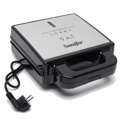 Sendvich ishlab chiqaruvchi 5 ta 1 ta Sonifer SF-6143
