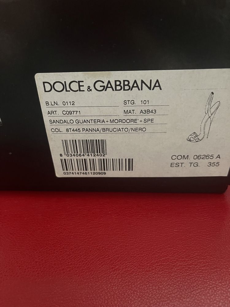 Sandale Dolce & Gabbana cu inimi
