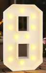 Cifre volumetrice luminoase 18