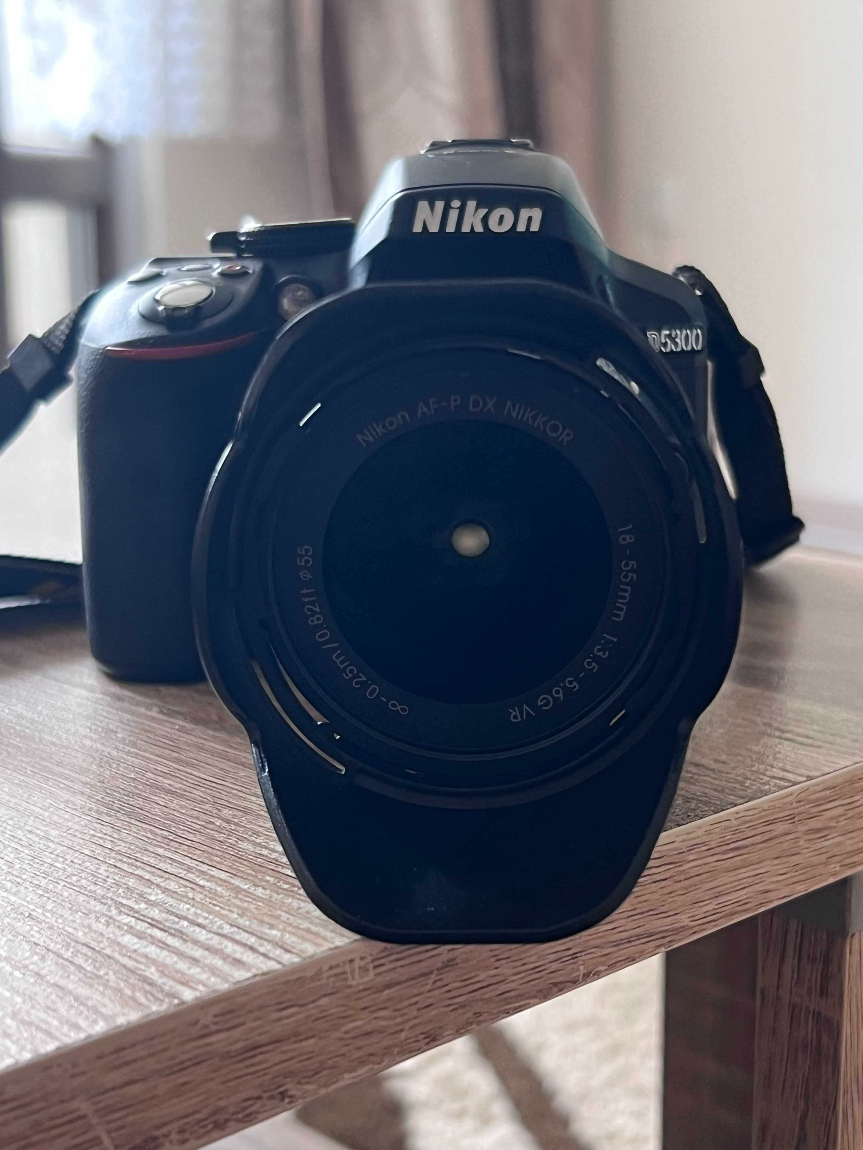 Продавам Nikon D5300 с обектив Nikkor 18-55 mm