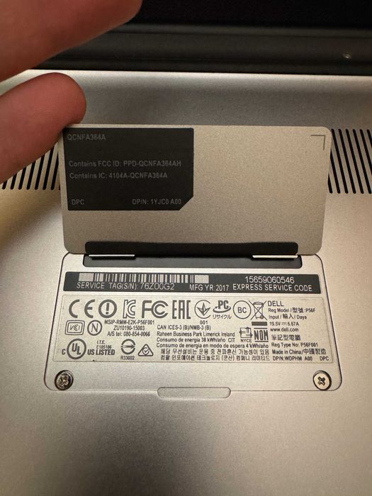 Vând LAPTOP DELL XPS 15-9560