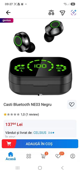Casti wireless noi