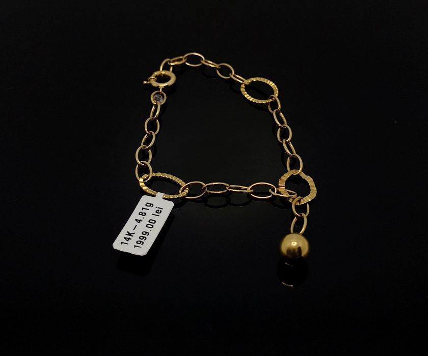 Bijuteria Royal bratara din aur 14k 4.81 gr