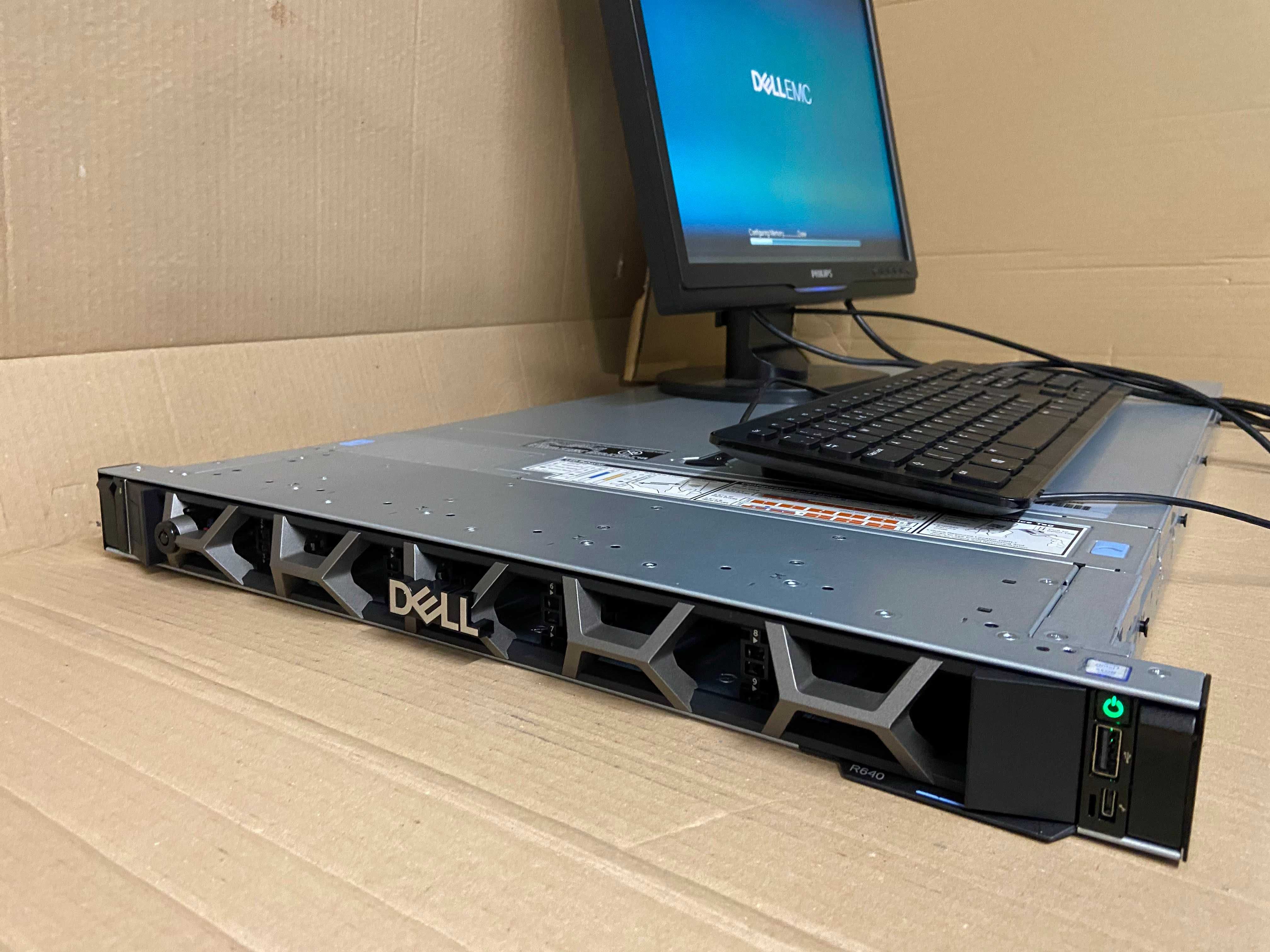 Сървър Dell R640 2x Gold 6138, 64GB RAM, 10x 1.2TB SAS HDD