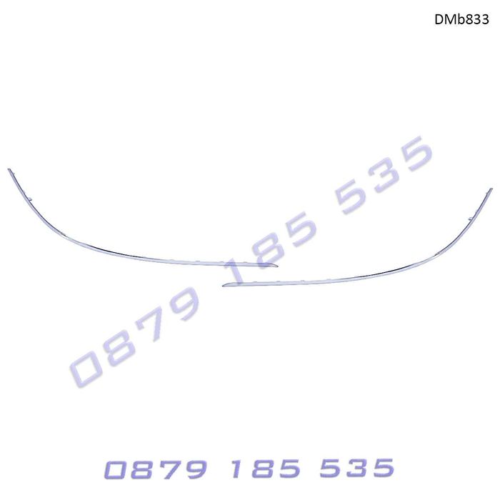 Хром лайсни предна броня рамки халогени Mercedes CLS W218