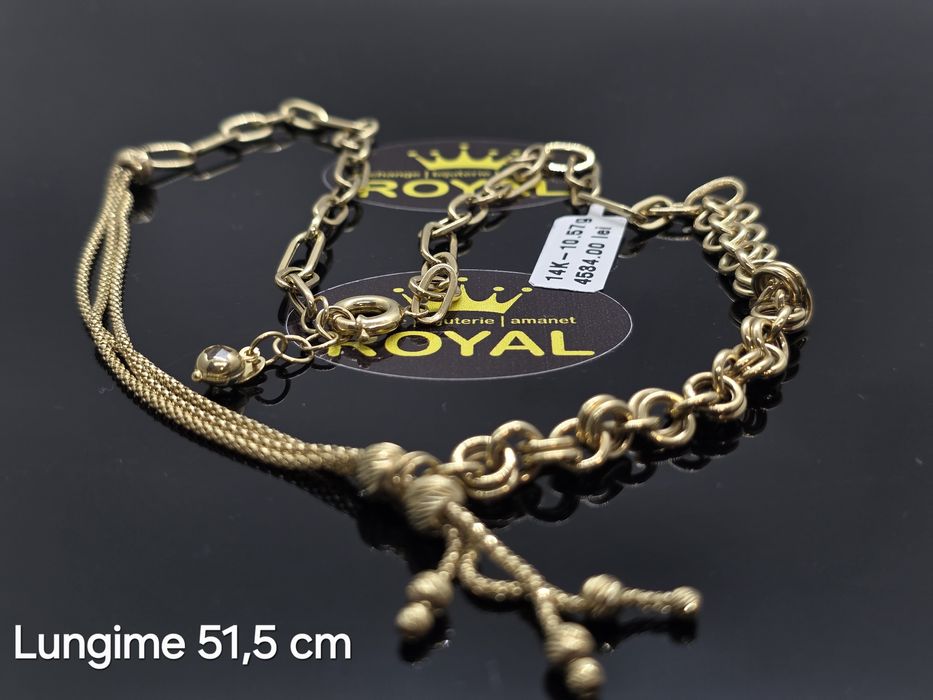 Bijuteria Royal: Lant aur 14k/10.57 gr