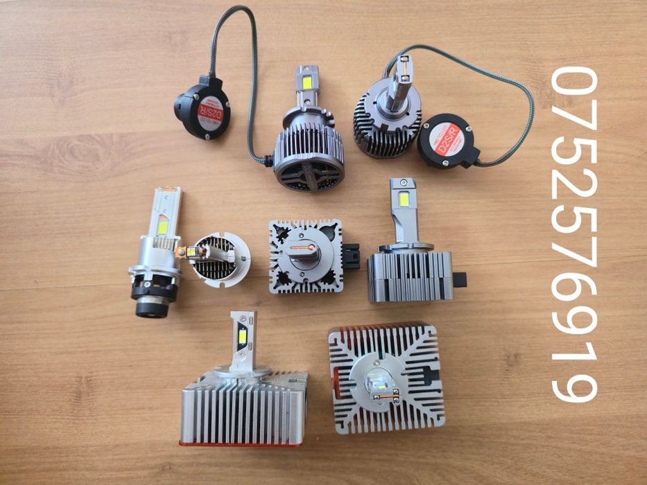 Becuri led înlocuire xenon D1S D2S D3S D4S D5S D8S Leduri faza scurta