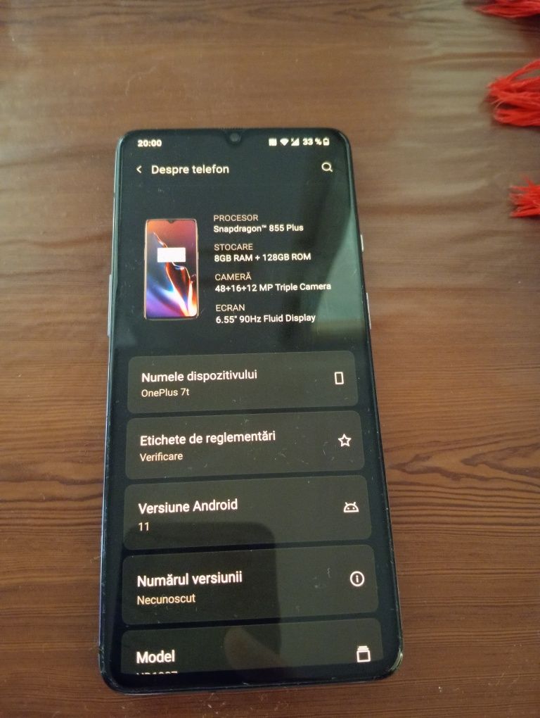 Vând OnePlus 7t in stare foarte buna