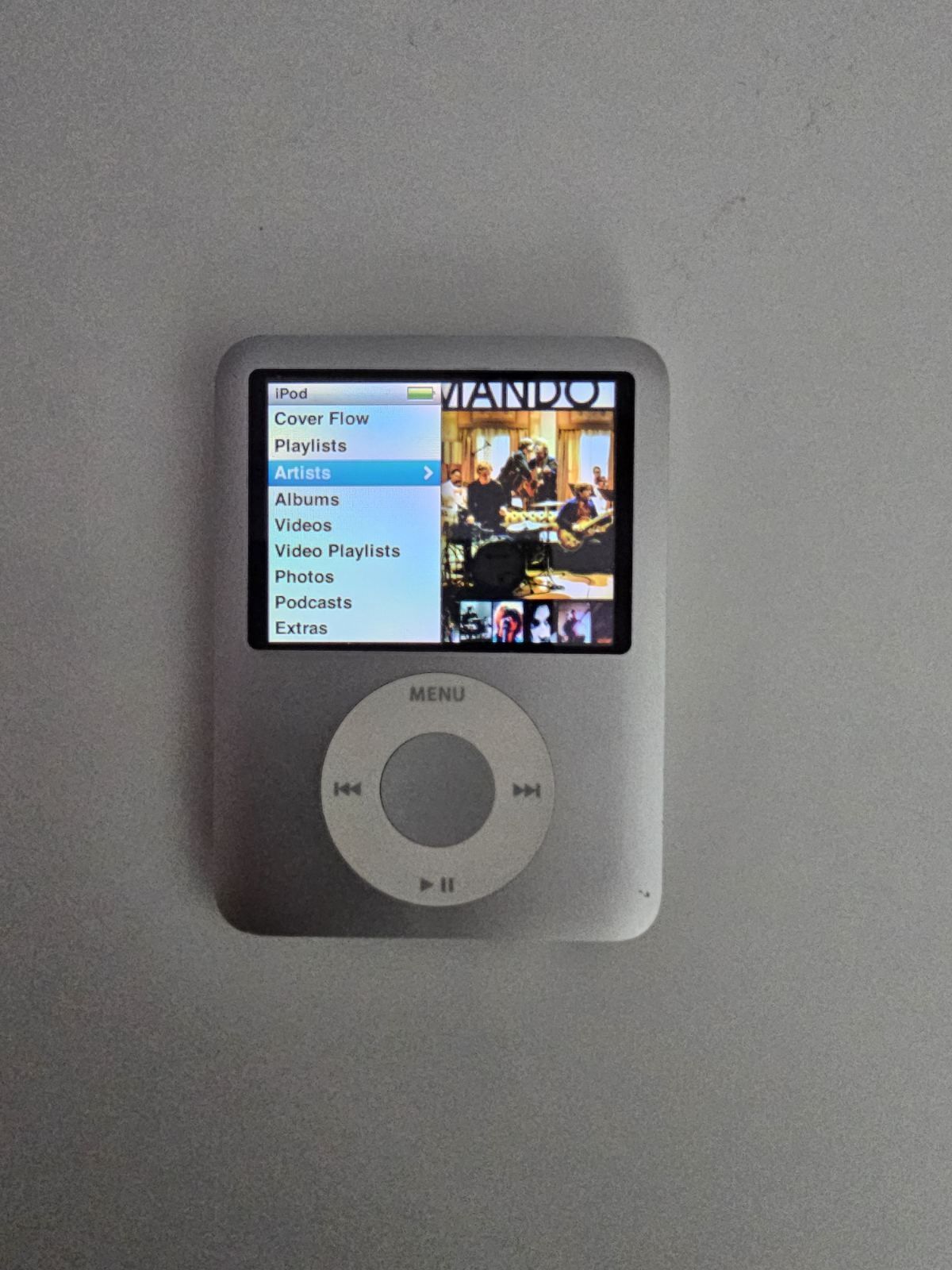 Apple Ipod nano 3gen 4gb silver