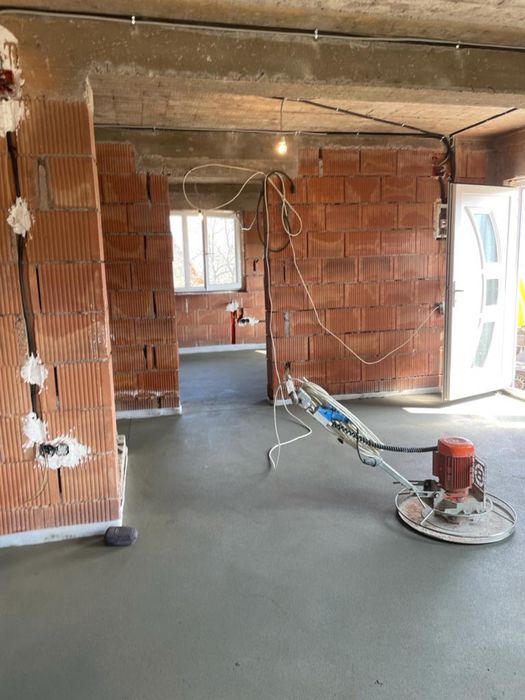 statie mobila de Șape mecanizate, tencuieli mecanizate