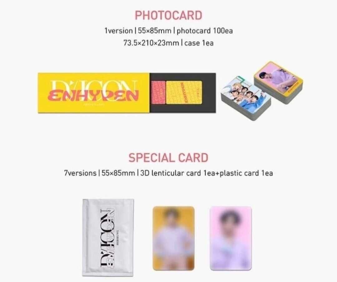 Dicon Enhypen Dfesta mini edition версии Jungwon, Jake, Sunghoon