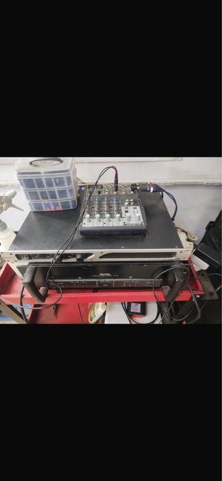 Sistem audio complet-Ibiza+Jbl,Amplificatoare Bluetech & RAMSA mixer