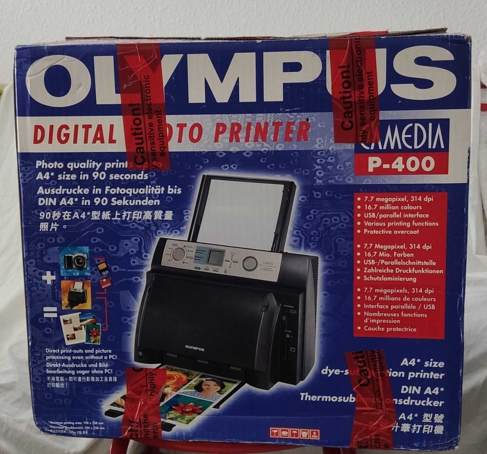 Imprimantă foto digitală color, Olympus Camedia P-400, nefolosita