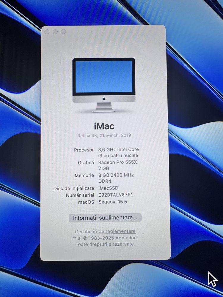 iMac 21.5” Retina 4K (2019)