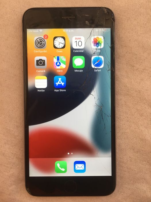 Iph. 6S+ 128gb are cont dar merge folosit. Iph. 6s plus
