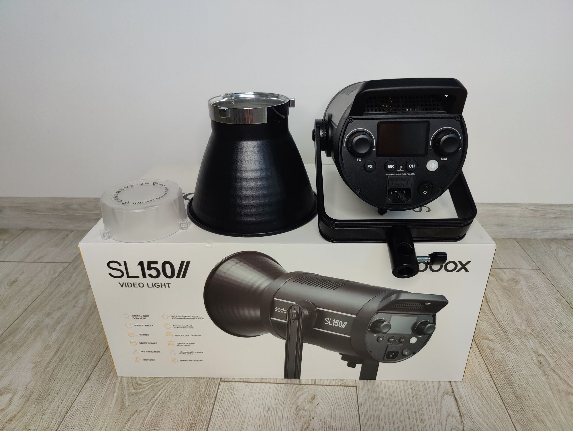 Godox SL-150W II Lampa LED Video 5600K Montura Bowens