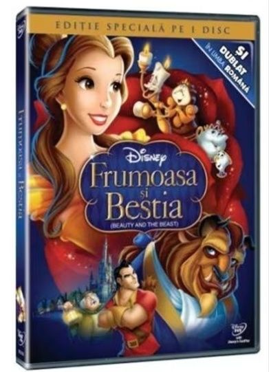 Frumoasa și Bestia [DVD]. Film animat, dublat în română