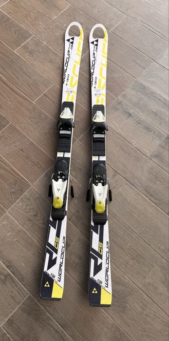 Ski Fischer RC4 GS JR 135cm + clapari Salomon 24 (38)