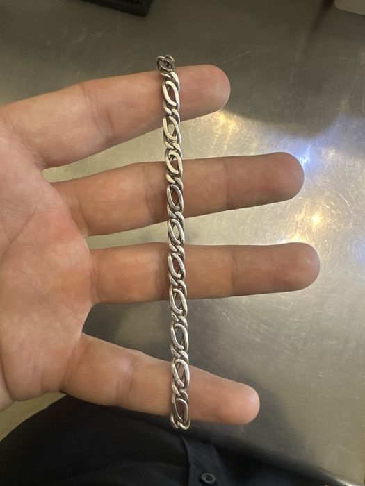 браслет мужской серебро (кумуш)