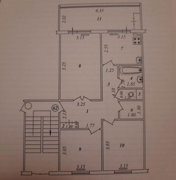 Продам Тузель 3, 3/4/5, 78 м2