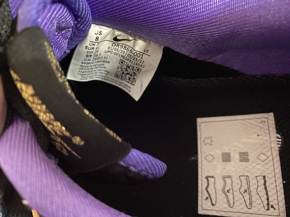 Vând Nike Air Force 1 Low World Champ Lakers Black Purple Shoes