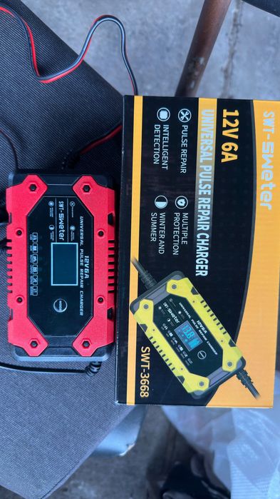 Продавам 6 амперово импулсно зарядно за акумулатори