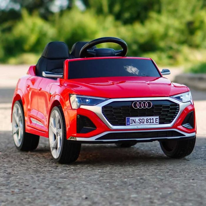 Masinuta electrica copii 2-4 ani, Audi SQ8, 70W, 12V cu roti moi