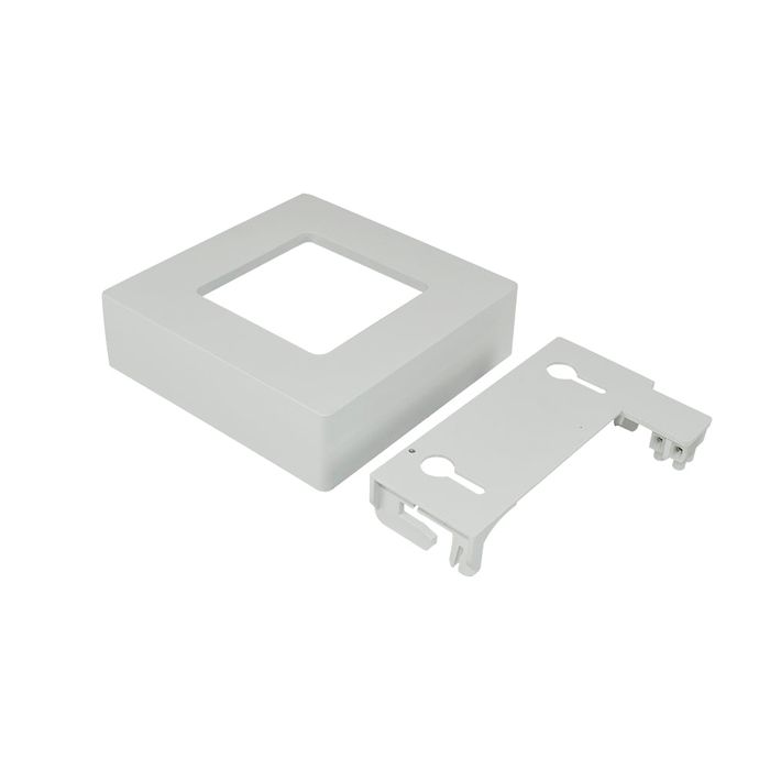 Rama PNI 1212C alba patrata pentru spot LED PNI C-Light 1212