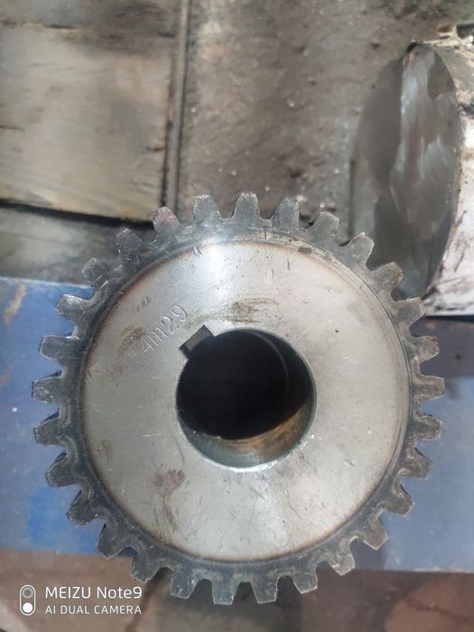 Шестерня со шпоночным пазом