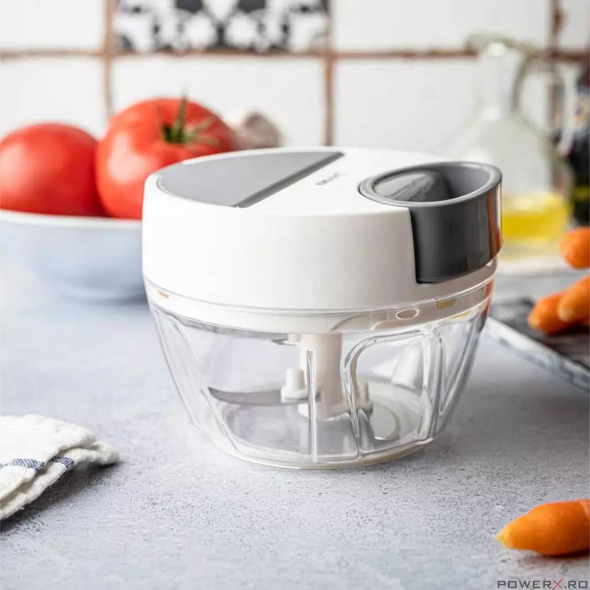 Dispozitiv pentru tocat fructe si legume, diametru 12,5 cm, capacitate