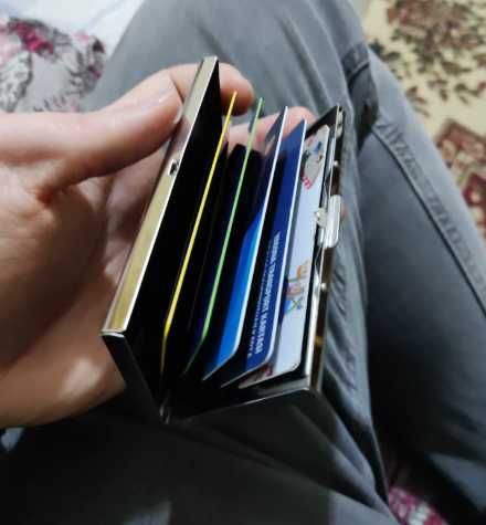 Метален антимагнитен Картодържател Card Holder