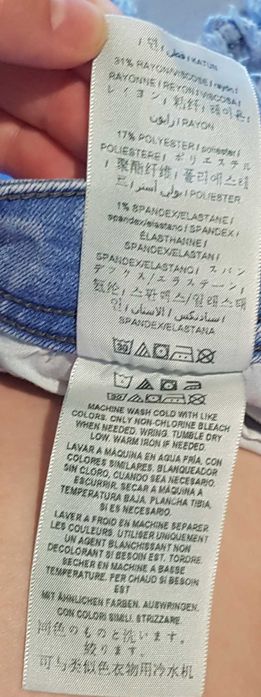 Pantaloni scurți denim originali Guess