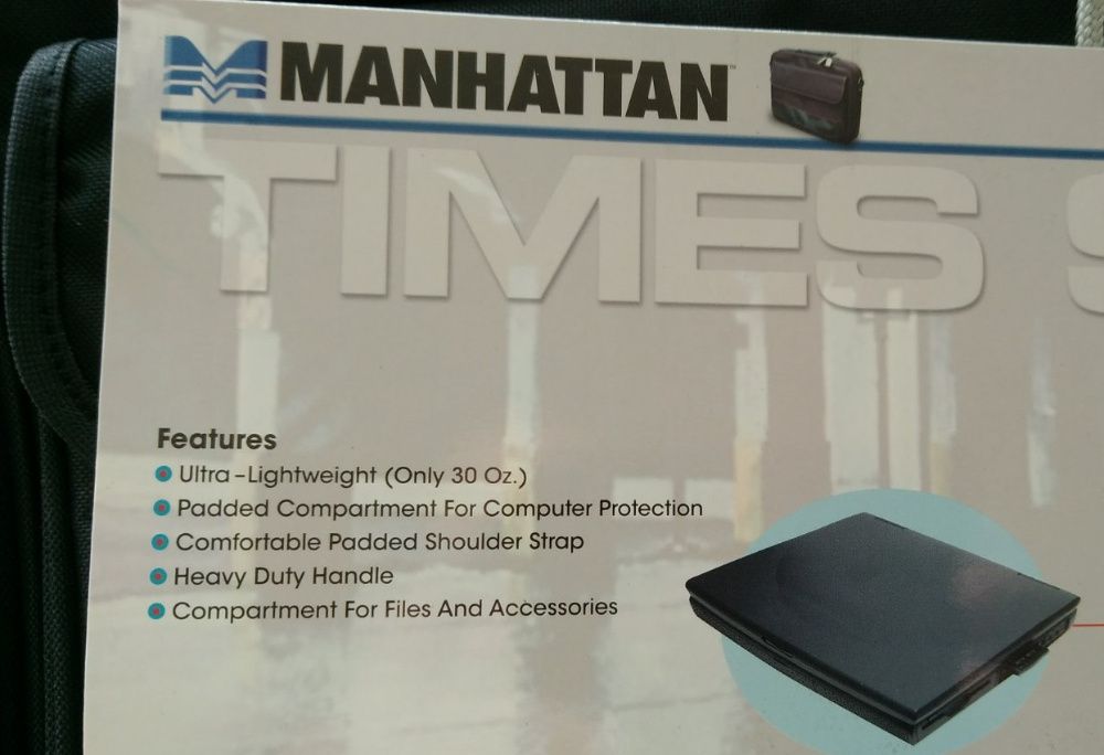 Ултра лека чанта за лаптоп до 15” Manhattan Times Square