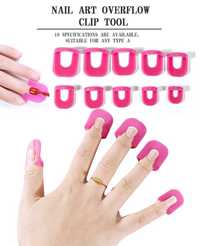 Протектори за предпазване на пръстите от лак. 10 размера, 26 броя