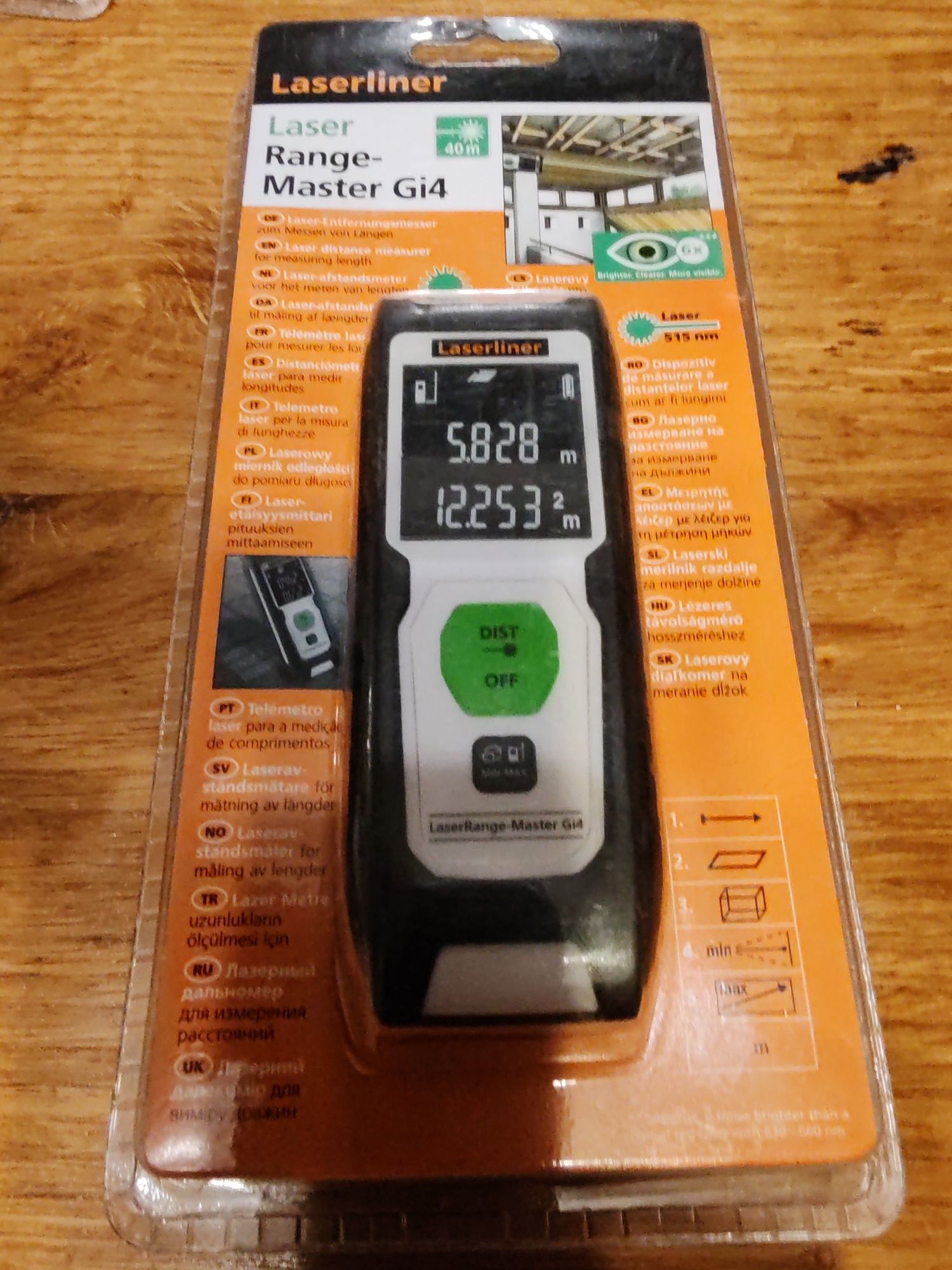 Telemetru Bosch 50c și laserliner gi4
