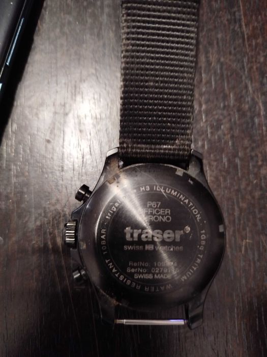 Vând ceas bărbatesc H3 P67 OFFICER CHRONO TRASER SWISS