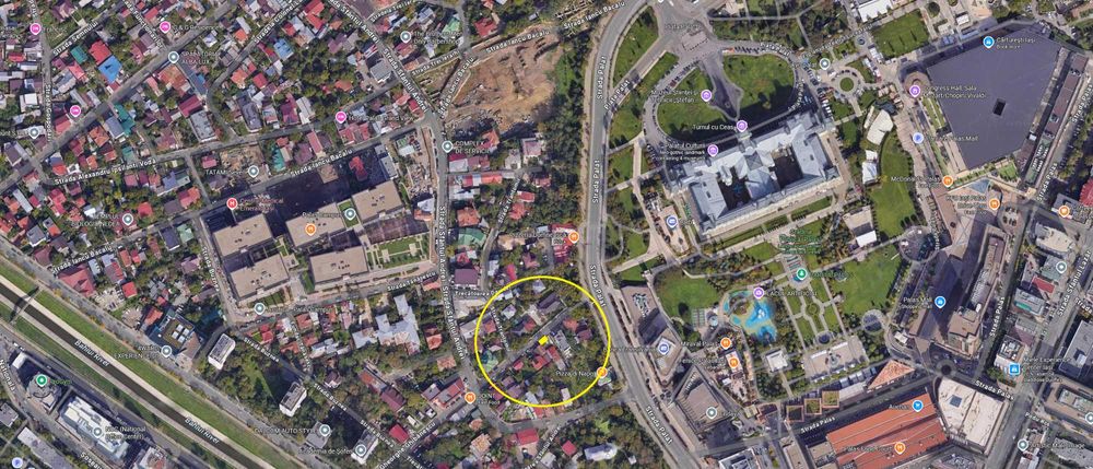 Spațiu comercial de închiriat – zona Palatul Culturii, Iași