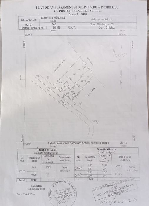 Vind Casa in Cislaz jud Bihor la 60km de Oradea