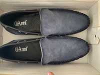 Мъжки велуре и мокасини обувки Gianni Нови