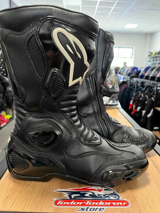 Mото Ботуши ALPINESTARS SMX-5 BLACK,номер 41,оригинални,много запазени