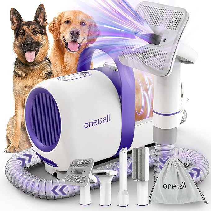 Oneisall Aspirator de păr pentru animale de companie