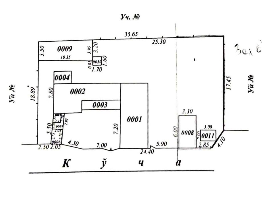 ул. Джаркурганская
под строительство 
Площадь: 7,14 соток
Фасад: 34 м