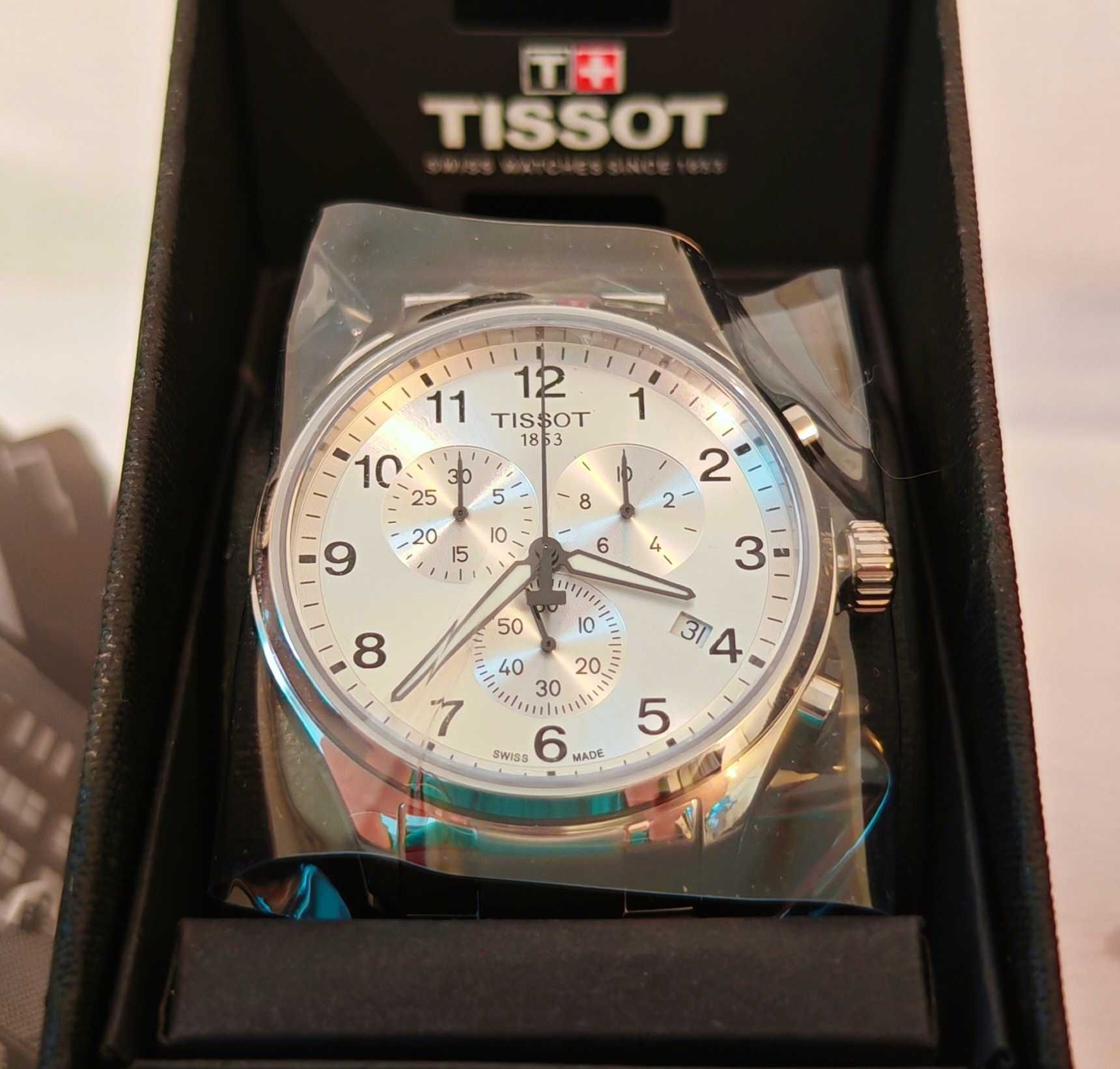 TISSOT CHRONO XL CLASSIC чисто нов часовник с кутия 100% оригинален
