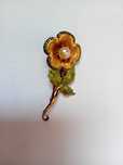 Brose vintage argint aurit