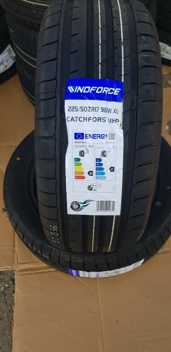 НОВИ ЛЕТНИ-17цола-225/50-1бр.-130лв."WINDFORS"с монтаж и баланс