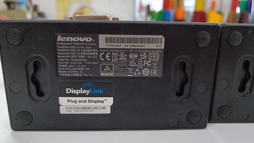 Lenovo ThinkPad dock station