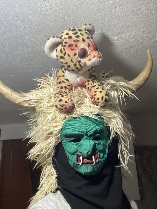 Masca anul nou traditionala kramus horror