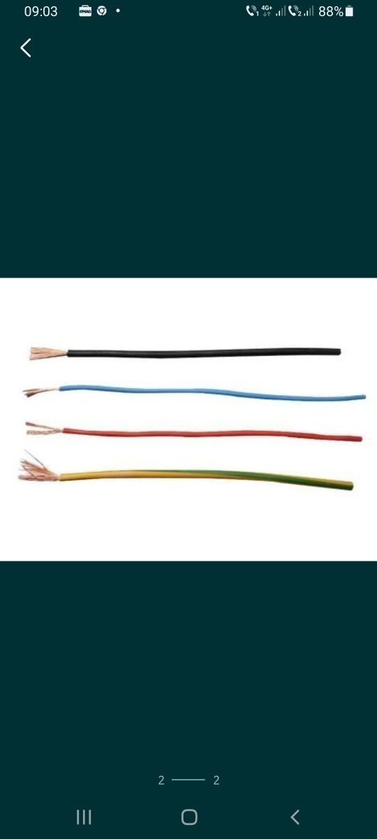 Conductor (cablu) electric litat Myf